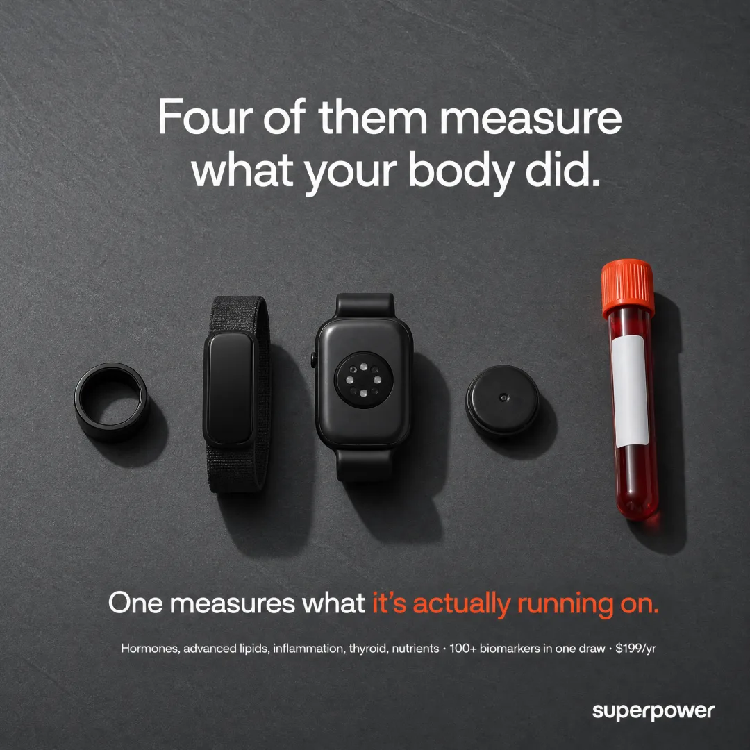 Superpower — four of them measure what your body did